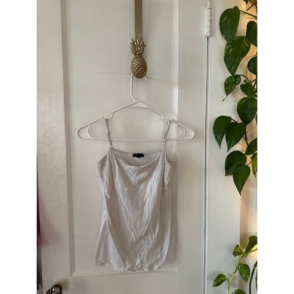 Express Fitted women’s size small white tank top - Picture 1 of 8